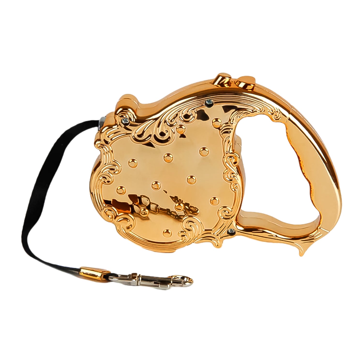Retractable Telescopic Belt Rope Cat Golden Traction (3m Approx  1 Pc) Retractable Telescopic Belt Rope Cat Golden Traction (3m Approx  1 Pc)